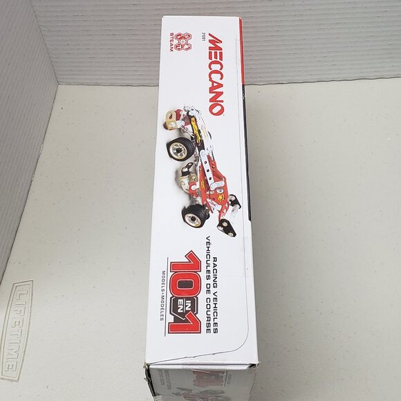 Meccano 10-in-1 Racing Vehicles Set 21201 - Picture 5 of 9